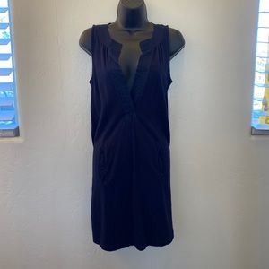 J.Crew Navy Blue Dress Size XS. 100% cotton.